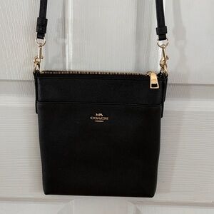 Coach Black and Gold Crossbody Bag